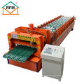 africa glazed tile aluminium roofing panel making roll forming machine
